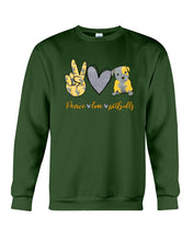 Load image into Gallery viewer, Peace Love Live  Special Custom Design For Dog Lovers Sweatshirt
