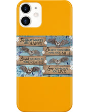 Load image into Gallery viewer, Do What Makes You Happy With Bats Gift For Girls Phone case
