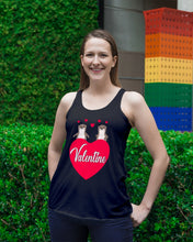 Load image into Gallery viewer, Couple Otter Valentine's Day Gift For Otter Lovers Ladies Flowy Tank
