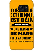 Load image into Gallery viewer, Désolé Cet Homme Est Déjà Pris Par Une Femme De Mars Birthday Gift Phone case
