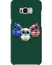 Load image into Gallery viewer, Lovely Phone Case Three Owl With US Flag Gift For Owl Lovers Phone case
