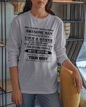 Load image into Gallery viewer, I'm Already Taken By An August Freaking Awesome Man For Birthday Gift Unisex Long Sleeve
