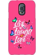 Load image into Gallery viewer, Butterfly Live Laugh Love Gift For Lover Phone case
