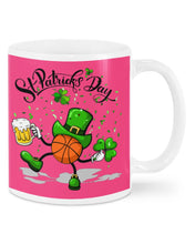 Load image into Gallery viewer, Basketball Saint Patrick's Day Gift For Basketball Lovers Mug
