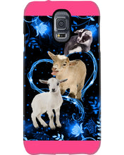 Load image into Gallery viewer, Lovely Phone Case Twinkling Blue Heart Gift For Goat Lovers Phone case
