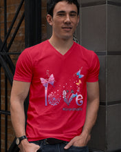 Load image into Gallery viewer, Love Butterflies Grandma Life Gift For Grandma Guys V-Neck
