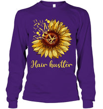 Load image into Gallery viewer, Hair Hustler Sunflower Trending Gift For Friends Unisex Long Sleeve
