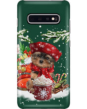 Load image into Gallery viewer, Yorkshire Terrier Loves Drinking Hot Latte Gift For Dog Lovers Phone case
