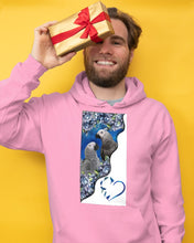 Load image into Gallery viewer, Magical Gray Couple African Parrot Gift For Bird Lovers Hoodie

