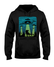 Load image into Gallery viewer, UFA Dinosaur T Rex Sky Full Of Stars Hoodie
