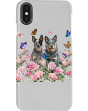 Load image into Gallery viewer, Australian Cattle Dog Butterflies Peony Gift For Dog Lovers Phone case
