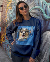Load image into Gallery viewer, Australian Shepherd In Denim Pocket Gift For Dog Lovers Sweatshirt
