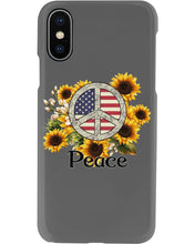 Load image into Gallery viewer, Peace Sign Sunflower Birthday Gift For Girls Phone case
