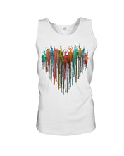 Load image into Gallery viewer, Heart Love Simple Special   Custom Design For Ballet Lovers Unisex Tank Top
