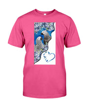 Load image into Gallery viewer, Magical Gray Couple African Parrot Gift For Bird Lovers Guys Tee
