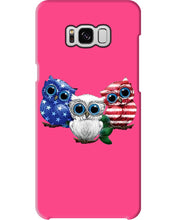 Load image into Gallery viewer, Lovely Phone Case Three Owl With US Flag Gift For Owl Lovers Phone case
