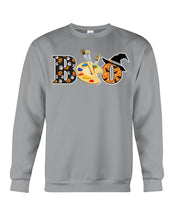 Load image into Gallery viewer, Happy Halloween Painting Color Gray Sweatshirt
