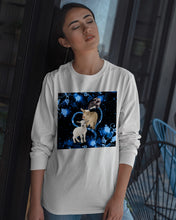 Load image into Gallery viewer, Lovely Phone Case Twinkling Blue Heart Gift For Goat Lovers Unisex Long Sleeve
