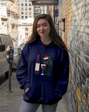 Load image into Gallery viewer, Cat Drink And Be Merry Meaningful Gift For Women Hoodie
