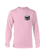 Load image into Gallery viewer, Cat In Your Front Pocket Great Gift For Cat Lovers Unisex Long Sleeve
