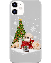 Load image into Gallery viewer, Funny Golden Retrievers Sleep In Red Boots Gift For Dog Lovers Phone case
