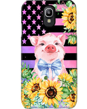 Load image into Gallery viewer, Pig America Flag Sunflower Special Custom Design Phone case
