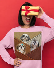 Load image into Gallery viewer, Three Cute Shih Tzu In Bag Gift For Dog Lovers Unisex Long Sleeve
