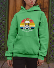 Load image into Gallery viewer, I Do What I Want Skull Sunflower Special Custom Design Hoodie
