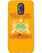 Load image into Gallery viewer, This Girl Loves Halloween Gift For Girls Phone case

