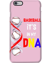 Load image into Gallery viewer, Baseball Be My DNA Gift For Sport Lovers Phone case
