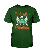 Load image into Gallery viewer, This Girl Loves Halloween Gift For Girls Guys Tee
