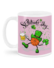 Load image into Gallery viewer, Basketball Saint Patrick's Day Gift For Basketball Lovers Mug
