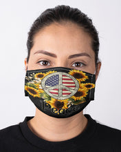 Load image into Gallery viewer, Peace Sign Sunflower Birthday Gift For Girls Cloth Face Mask
