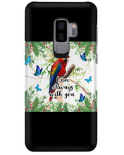 Load image into Gallery viewer, Scarlet Macaw With Butterflies I Am Always With You Gift For Lover Phone case
