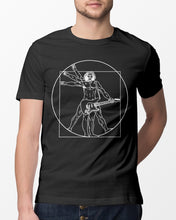 Load image into Gallery viewer, Guitar Vitruvian Design Gift For Guitar Lovers Guys Tee
