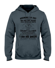 Load image into Gallery viewer, A Spoiled Wife Of An October Grumpy Old Man Birthday Meaningful Gift Hoodie
