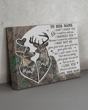 Load image into Gallery viewer, Your First Love Custom Name Gift For Wife Matte Canvas

