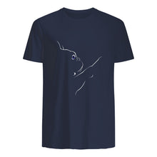 Load image into Gallery viewer, I Love My Frenchie Custom Design Gift For Friends Guys Tee
