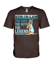 Load image into Gallery viewer, Gift For Son-In-Law The Man The Myth The Legend Trending Guys V-Neck
