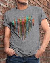 Load image into Gallery viewer, Heart Love Simple Special   Custom Design For Ballet Lovers Guys Tee
