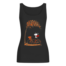 Load image into Gallery viewer, Snoopy Cartoon Movie Autumn Is Coming Gift For Fans Ladies Flowy Tank
