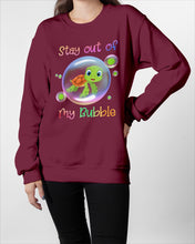 Load image into Gallery viewer, Vintage Funny Stay Out Of My Bubble Gift For Turtle Lovers Sweatshirt
