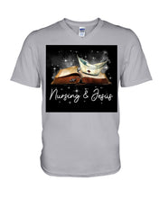Load image into Gallery viewer, Nursing And Jesus Gift For Family Guys V-Neck
