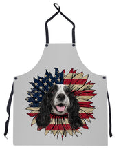 Load image into Gallery viewer, English Cocker Spaniel US Sunflower Gift For Dog Lovers Apron
