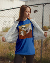 Load image into Gallery viewer, Three Cute Shih Tzu In Bag Gift For Dog Lovers Guys Tee
