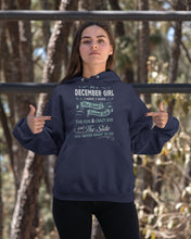 Load image into Gallery viewer, December Girl I Have Three Sides Birthday Gift For Women Hoodie
