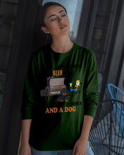 Load image into Gallery viewer, A Man Loves Beer And Dachshund Gift For Dog Lovers Unisex Long Sleeve
