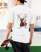 Load image into Gallery viewer, Custom Name Deers Gift For Boyfriend Till Our Last Breath Guys Tee
