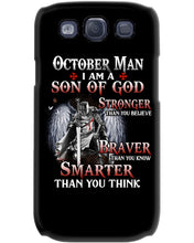 Load image into Gallery viewer, October Man Son Of God Birthday Meaningful Gift For Men Phone case
