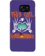 Load image into Gallery viewer, This Girl Loves Halloween Gift For Girls Phone case
